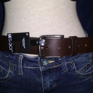BRAND NEW. Joe's Jeans Belt. Brown Leather. 32.